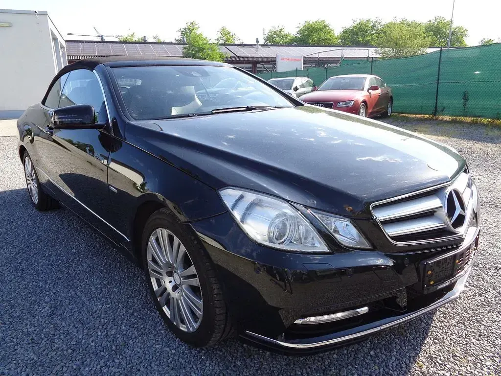 Brugt Mercedes E200 184 HK (135 kW) 2011 Sort Cabriolet
