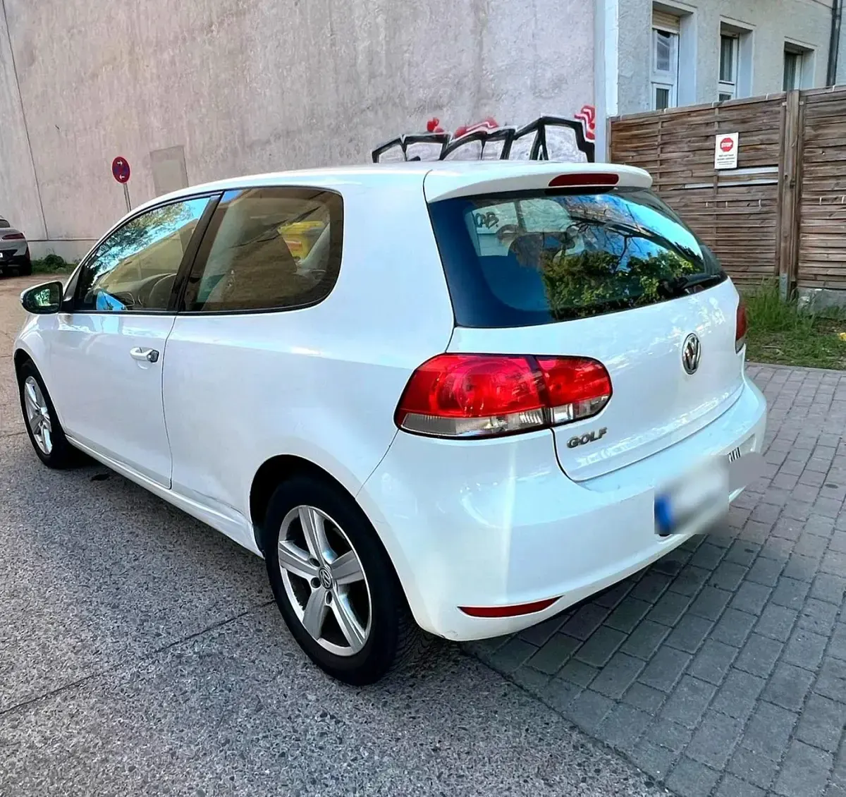 Usata VW Golf VI 2009 Bianco Utilitaria