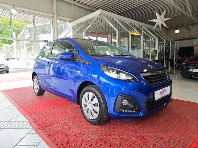 Blau Gebraucht 2021 Peugeot 108 Active Kleinwagen | 8.900 € (Fairer Preis) - Bild 1/4