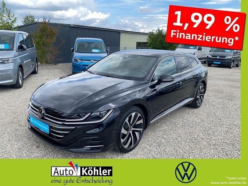 Deep black perleffekt (metallic) Gebraucht 2023 VW Arteon R-line Kombi | 38.400 € (Guter Preis) - Bild 1/3