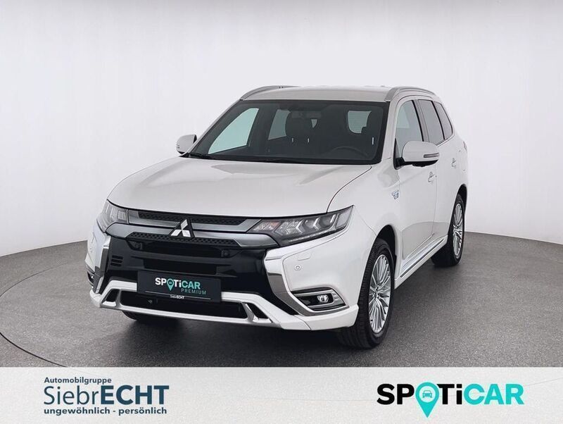 Weiß Gebraucht 2021 Mitsubishi Outlander P-HEV Plus SUV | 25.990 € (Fairer Preis) - Bild 1/4