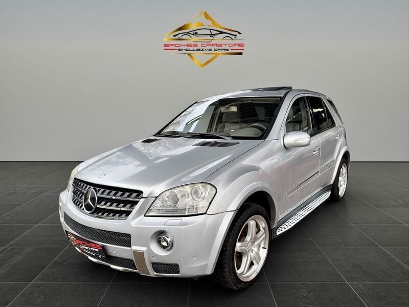 Iridiumsilber metalliclack Gebraucht 2008 Mercedes ML63 AMG AMG SUV | 24.990 € (Fairer Preis) - Bild 1/4
