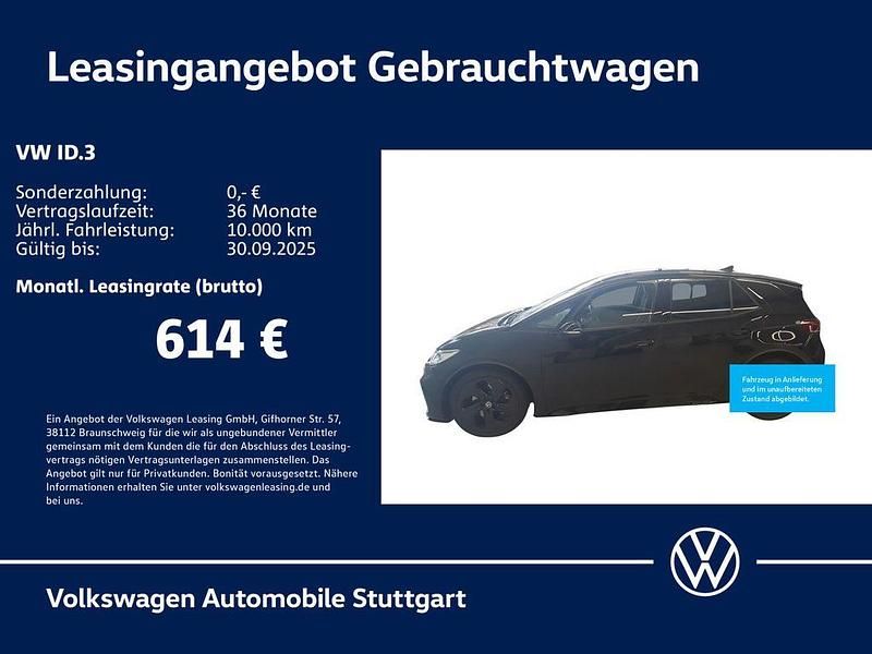 Schwarz Gebraucht 2025 VW ID.3 GTX Kleinwagen | 46.930 € - Bild 1/4