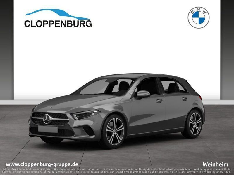 Iridiumsilber metalliclack Gebraucht 2018 Mercedes A250 Style Limousine | 21.185 € (Superpreis) - Bild 1/4