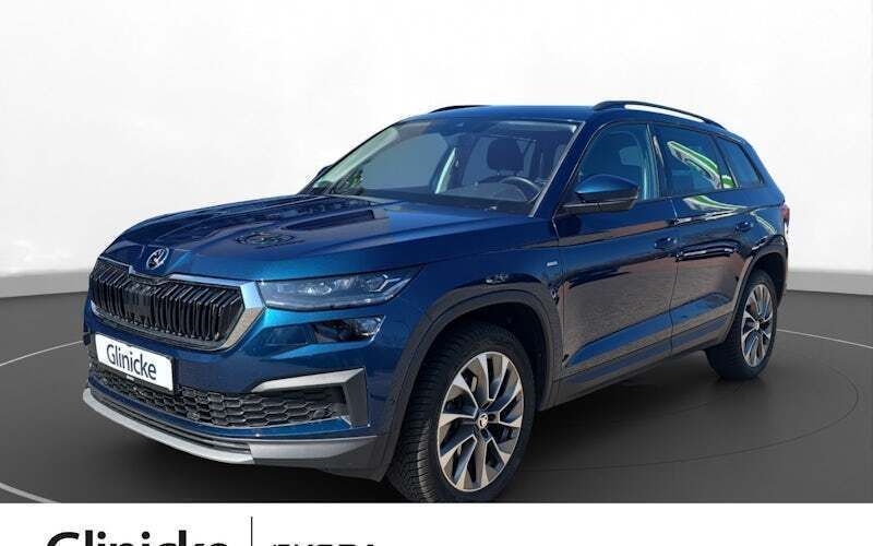 Lavablau metallic met. Gebraucht 2022 Skoda Kodiaq Clever SUV | 32.420 € (Guter Preis) - Bild 1/4