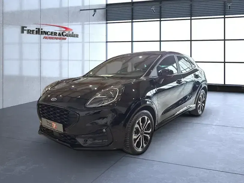 Gebraucht Ford Puma ST-Line X 125 PS (91 kW) 2023 Obsidianschwarz (metallic) SUV