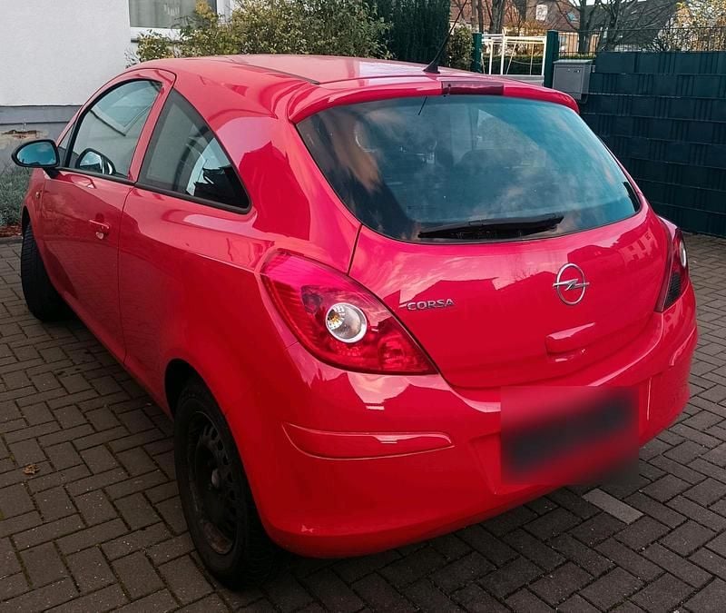 Gebraucht Opel Corsa 2008 Rot Kleinwagen