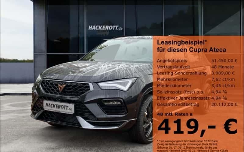 Schwarz Neu 2025 Cupra Ateca VZ SUV | 51.450 € (Teuer) - Bild 1/4