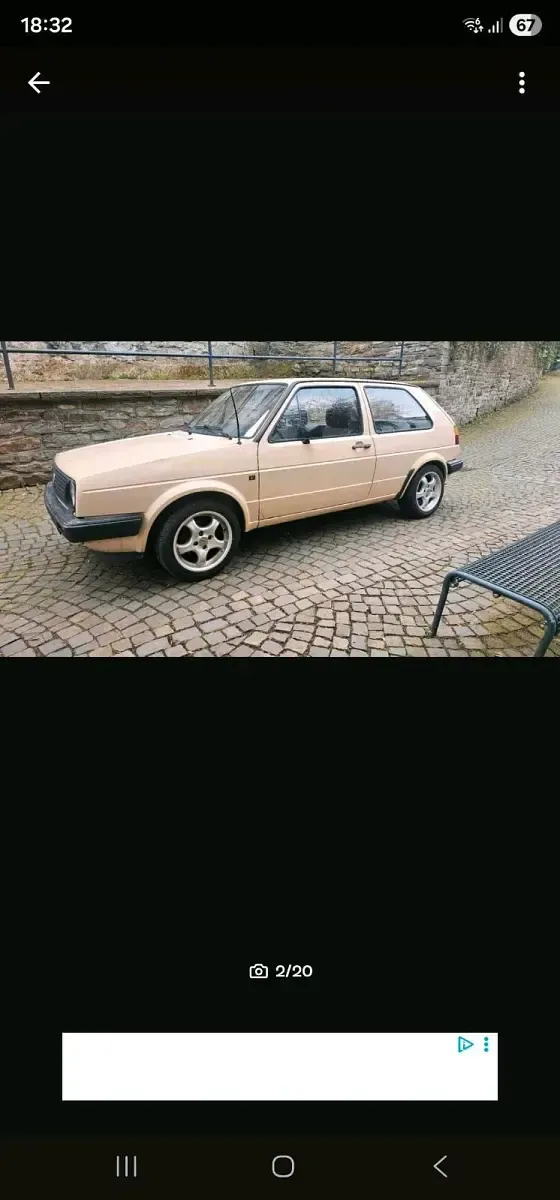 Gebraucht VW Golf II 50 PS (36 kW) 1983 Kleinwagen