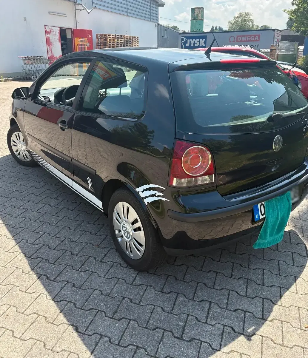 Gebraucht VW Polo 69 PS (50 kW) 2008 Schwarz Kleinwagen