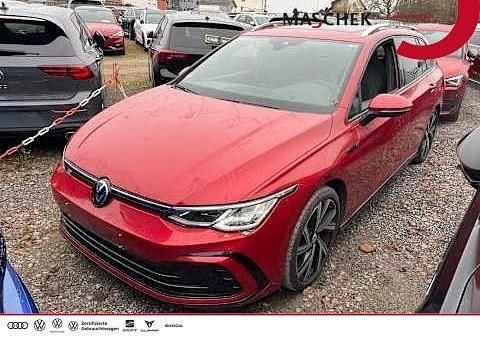 Rot Gebraucht 2021 VW Golf VII R-line Kombi | 25.220 € (Fairer Preis) - Bild 1/4