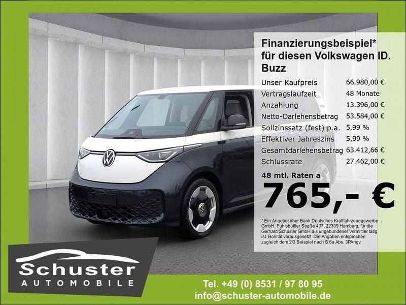 Starlight blue met./candyweiß Gebraucht 2025 VW ID. Buzz Pro Van / Kleinbus | 66.980 € (Guter Preis) - Bild 1/4