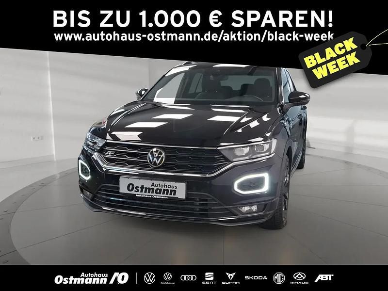 Schwarz Gebraucht 2022 VW T-Roc R-line SUV | 32.439 € (Guter Preis) - Bild 1/4