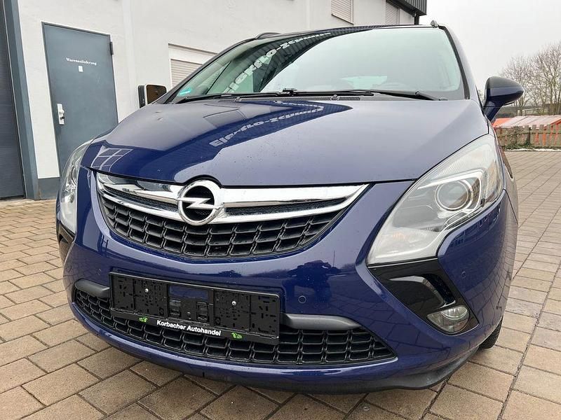 Gebraucht Opel Zafira Tourer Edition 140 PS (102 kW) 2013 Blau Van / Kleinbus