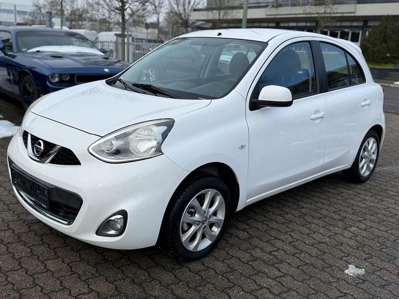 Weiß Gebraucht 2016 Nissan Micra Acenta Kleinwagen | 4.999 € (Guter Preis) - Bild 1/4