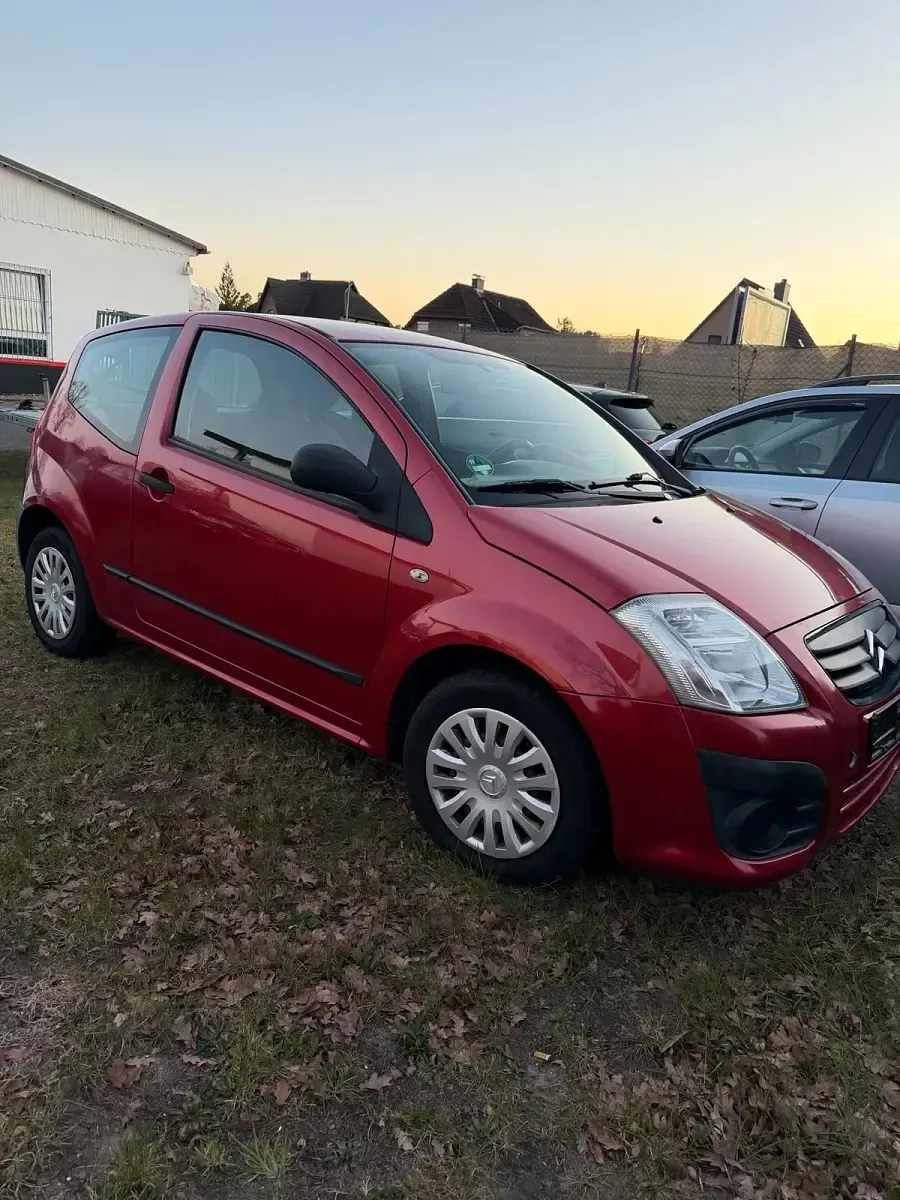 Brugt Citroën C2 60 HK (44 kW) 2008 Rød Hatchback