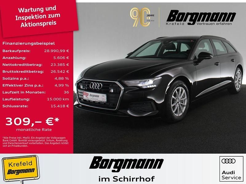 Gebraucht Audi A6 Basis 204 PS (150 kW) 2023 Schwarz / mythosschwarz Kombi