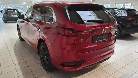 Gebraucht Mazda CX-80 Homura-Line 254 PS (186 kW) 2025 Magmarot metallic SUV