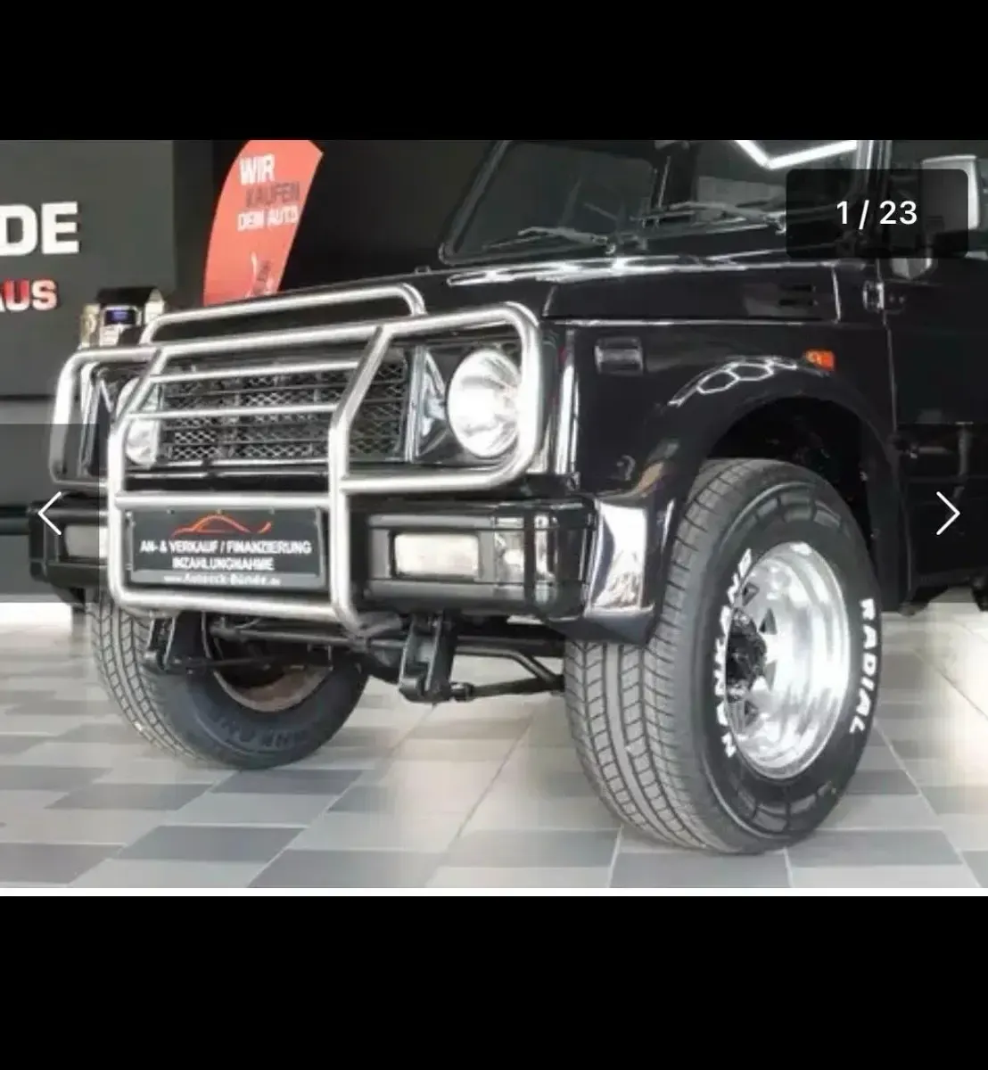 Usata Suzuki Samurai 69 CV (50 kW) 1991 Nero SUV