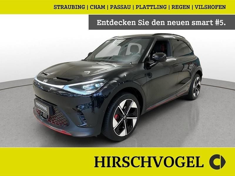 Schwarz schwarz metallic Gebraucht 2024 Smart #1 Brabus SUV | 34.540 € (Guter Preis) - Bild 1/4