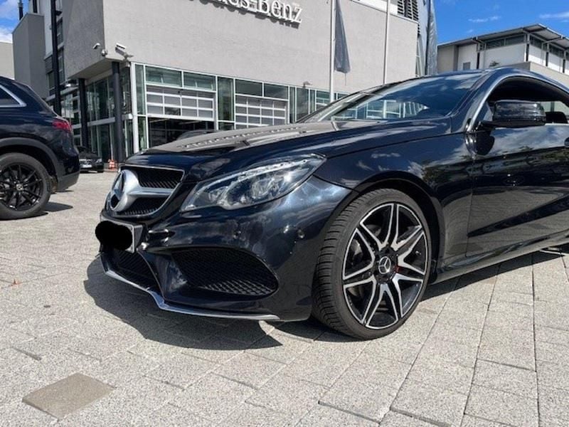 Schwarz Gebraucht 2014 Mercedes E250 AMG Coupé | 17.500 € (Superpreis) - Bild 1/4