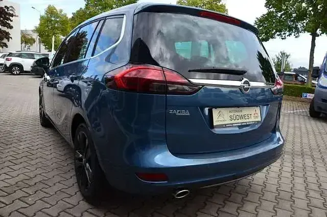 Gebraucht Opel Zafira Tourer Edition 170 PS (125 kW) 2013 Blau metallic Van / Kleinbus