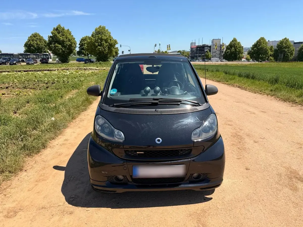 Gebraucht Smart ForTwo Cabrio Brabus 98 PS (72 kW) 2008 Schwarz Cabrio
