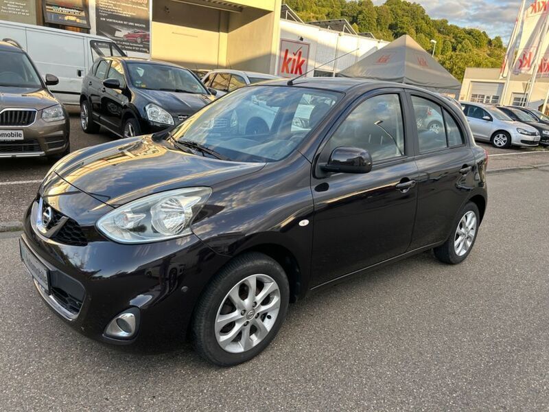 Violet Gebraucht 2015 Nissan Micra Visia Kleinwagen | 5.890 € (Fairer Preis) - Bild 1/4