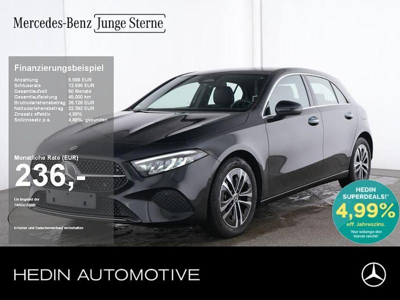 Schwarz Gebraucht 2024 Mercedes A200 Progressive Limousine | 27.980 € (Fairer Preis) - Bild 1/4