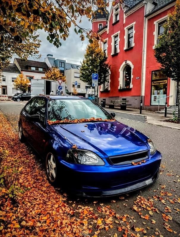 Blau Gebraucht 2000 Honda Civic Cabrio | 3.199 € - Bild 1/4