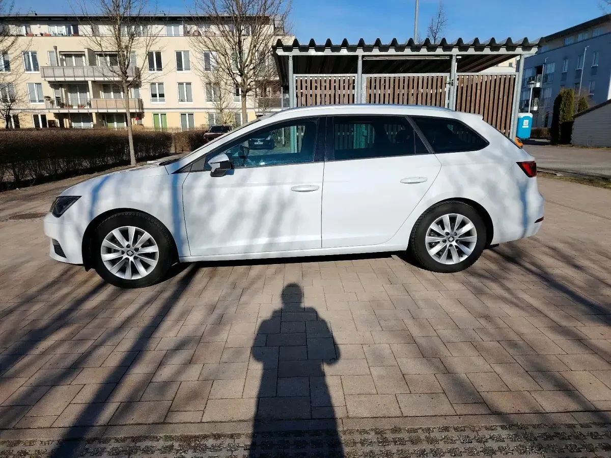 Gebraucht Seat Leon ST 110 PS (80 kW) 2017 Weiß Kombi