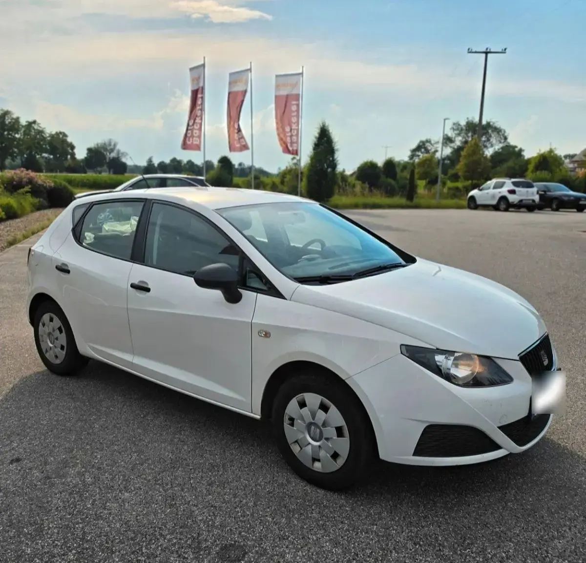 Gebraucht Seat Ibiza Reference 86 PS (63 kW) 2009 Weiß Limousine