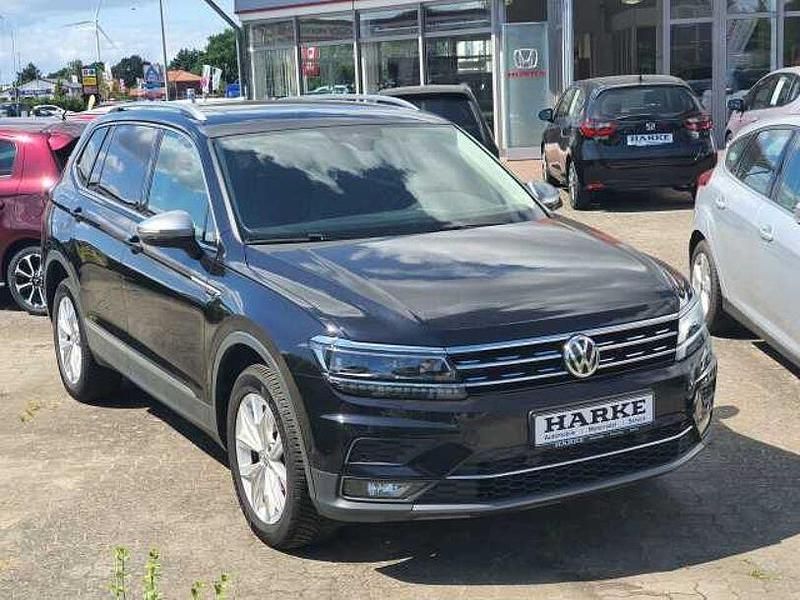 Gebraucht VW Tiguan Allspace Highline 150 PS (110 kW) 2019 Schwarz SUV