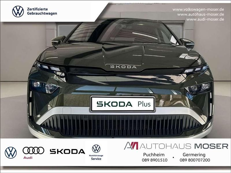 Olibogrün metallic Neu 2025 Skoda Enyaq iV Clever SUV | 40.640 € (Guter Preis) - Bild 1/4