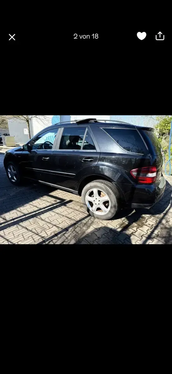 Używany Mercedes ML280 190 KM (139 kW) 2007 Czarny SUV