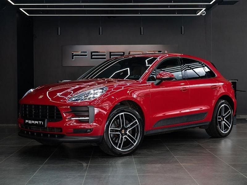 Rot Gebraucht 2021 Porsche Macan SUV | 49.900 € (Superpreis) - Bild 1/4