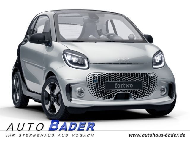 Silber Gebraucht 2021 Smart ForTwo Electric Drive Passion Exclusive Coupé | 9.900 € (Superpreis) - Bild 1/4