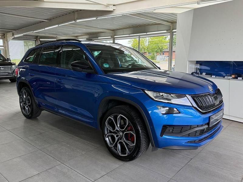 Modra race/race blue Gebraucht 2020 Skoda Kodiaq RS SUV | 23.990 € (Fairer Preis) - Bild 1/4