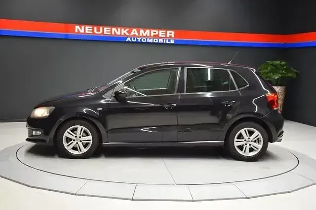 Gebraucht VW Polo Match 90 PS (66 kW) 2012 Schwarz Kleinwagen