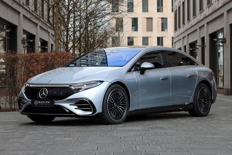 Silber metallic Gebraucht 2022 Mercedes EQS580 AMG Limousine | 117.810 € - Bild 1/4