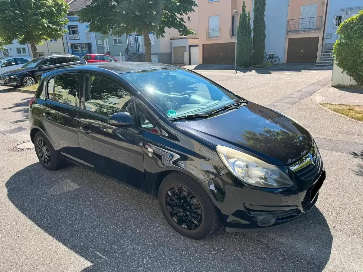 Gebraucht Opel Corsa 87 PS (63 kW) 2010 Schwarz Kleinwagen