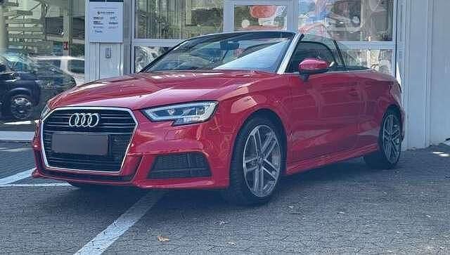 Rot metallic Gebraucht 2018 Audi A3 S-Line Cabrio | 21.480 € (Guter Preis) - Bild 1/4