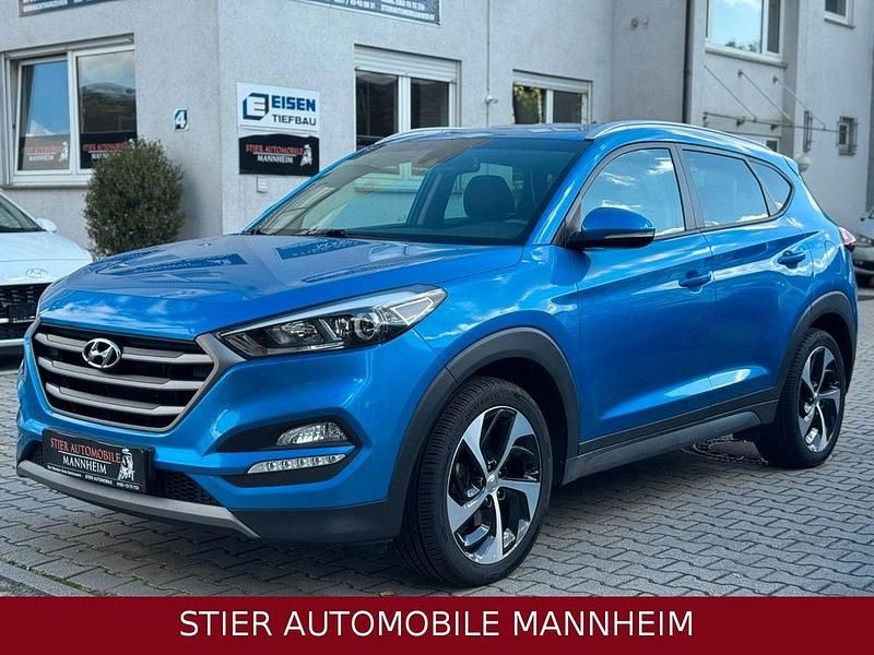 Blau Gebraucht 2017 Hyundai Tucson Advantage SUV | 16.950 € (Fairer Preis) - Bild 1/4