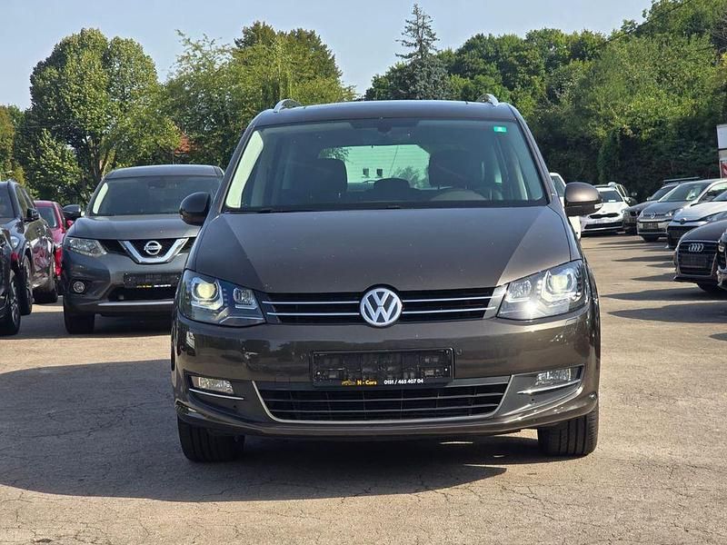 Gebraucht VW Sharan Highline 220 PS (161 kW) 2017 Schwarz Van / Kleinbus