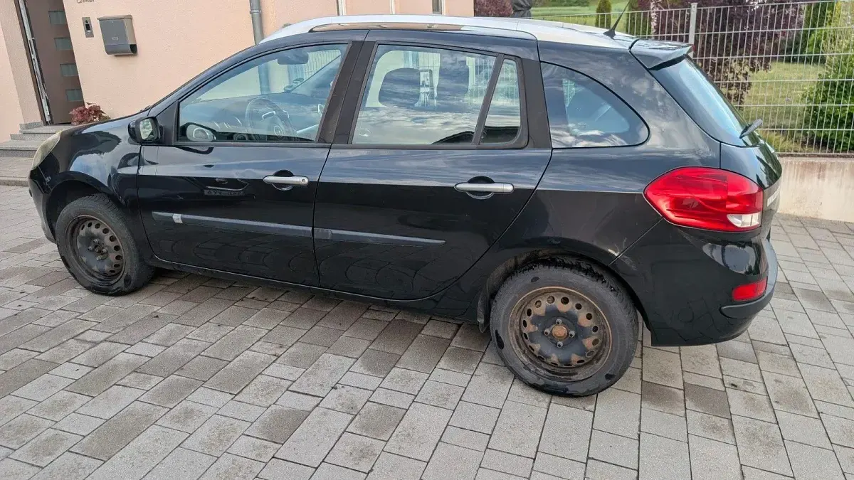 Gebraucht Renault Clio GrandTour 86 PS (63 kW) 2008 Schwarz Kombi