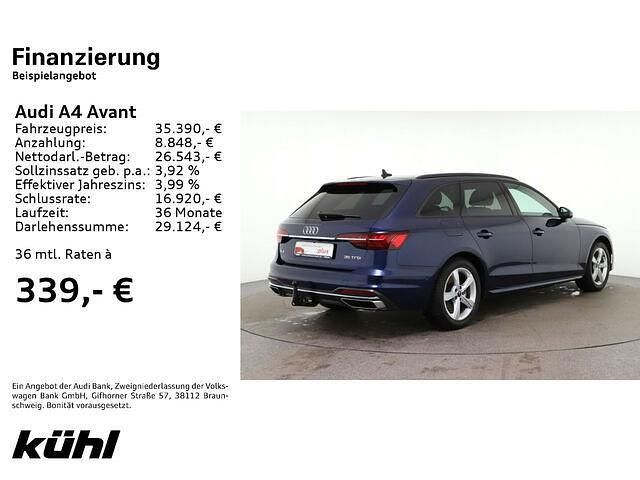 Usata Audi A4 Advanced Plus 150 CV (110 kW) 2024 Blu Station wagon