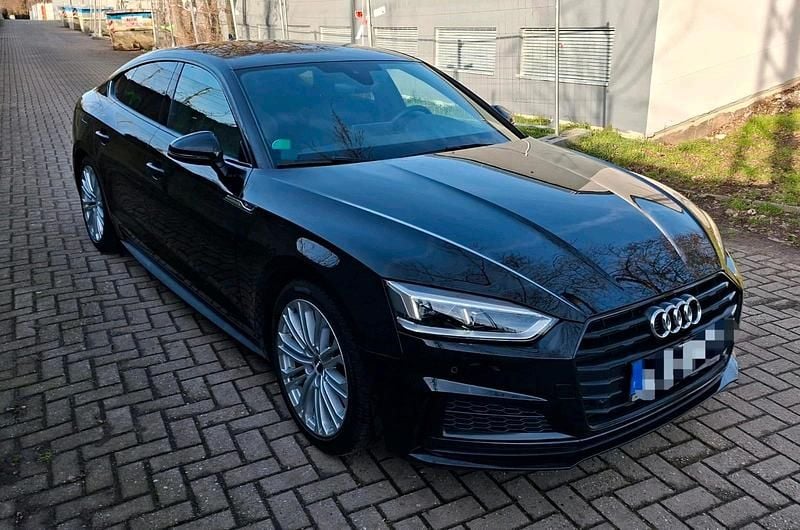 Schwarz Gebraucht 2018 Audi A5 Sportback S-Line Kleinwagen | 25.950 € (Fairer Preis) - Bild 1/4