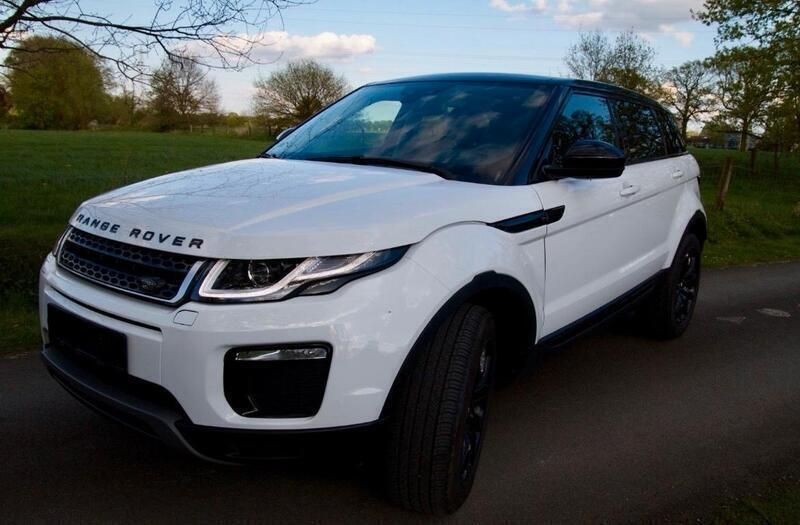 Weiß Gebraucht 2018 Land Rover Range Rover evoque SUV | 24.999 € (Guter Preis) - Bild 1/4