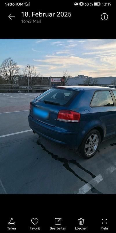 Gebraucht Audi A3 101 PS (74 kW) 2004 Blau Kleinwagen