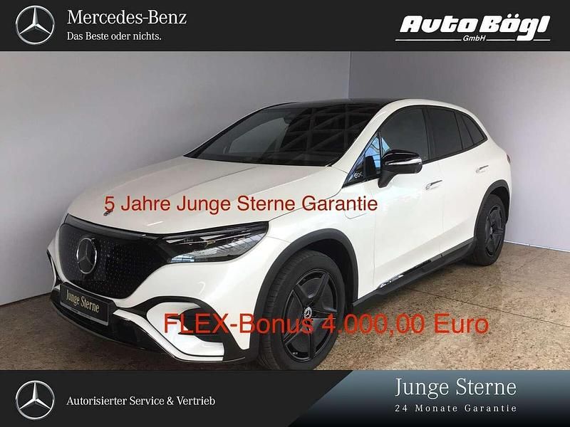 Manufaktur diamantweiß bright Gebraucht 2023 Mercedes EQE350 Night SUV | 65.970 € (Fairer Preis) - Bild 1/4